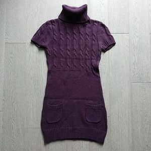 Smart Set Burgundy Turtleneck Sweater Dress